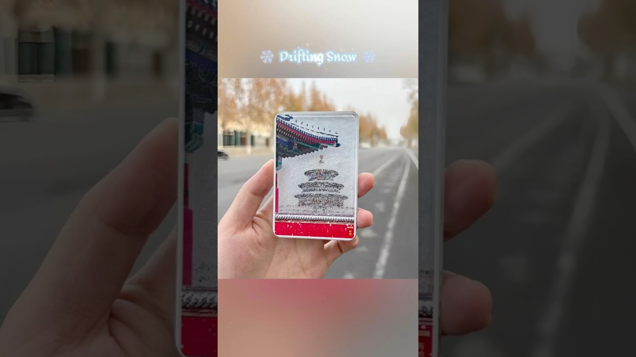 Happy New Year, friends! Is it snowing where you are? ❄️ #fridgemagnets #snowglobe