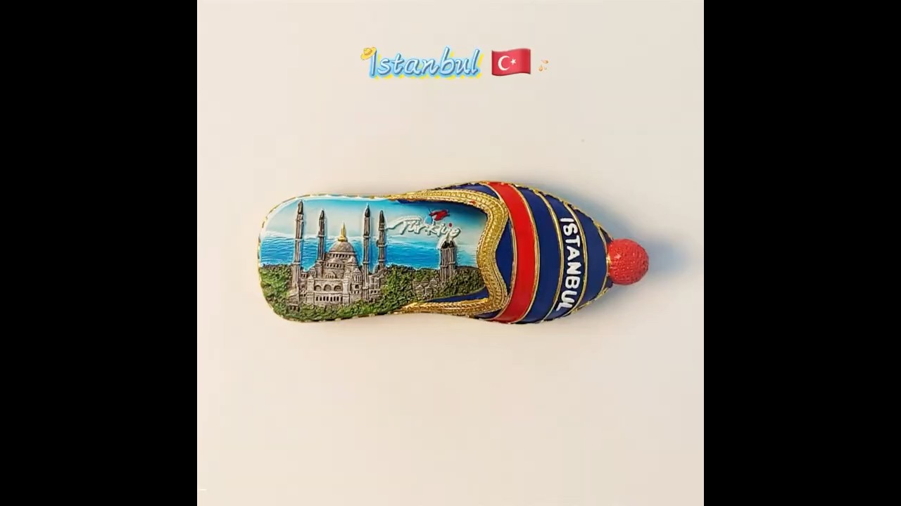 Turkey Istanbul — Mosque Creative Shoe 3D Fridge Magnet Souvenir #fridgemagnets  #mosque