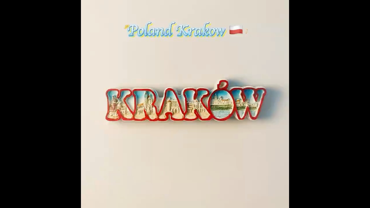 Poland Krakow Landmark Fridge Magnet #souvenir #fridgemagnets