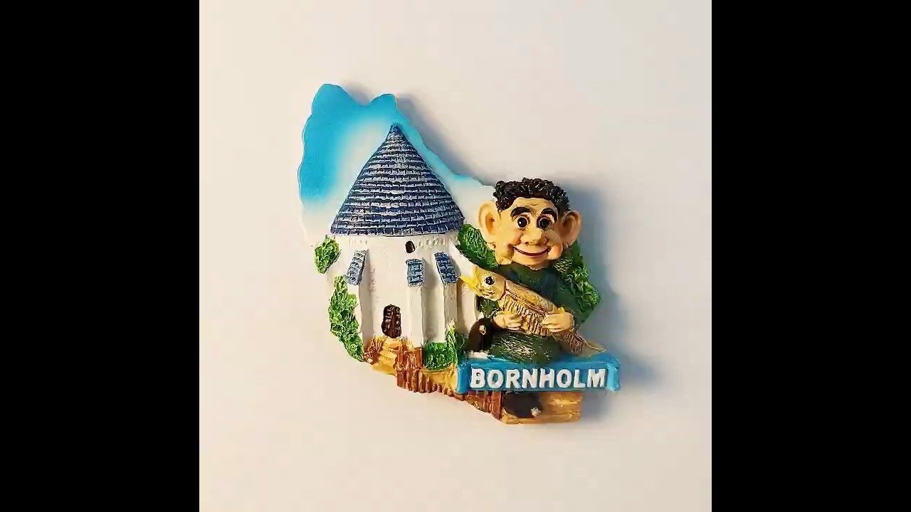 Denmark Bornholm Island Fridge Magnet