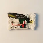 Front view of Finland Lapland Aurora Borealis Fridge Magnet