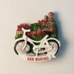 San Marino Creative Bicycle Fridge Magnet front view