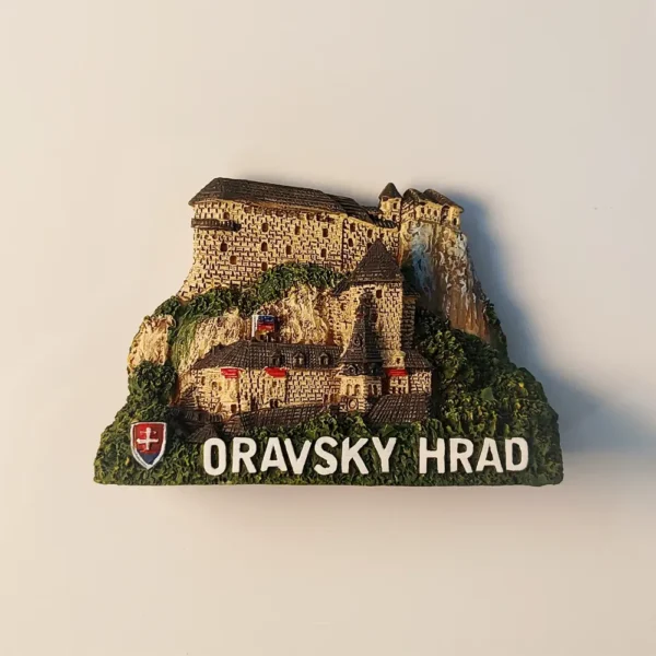 Slovakia Orava Castle fridge magnet front view