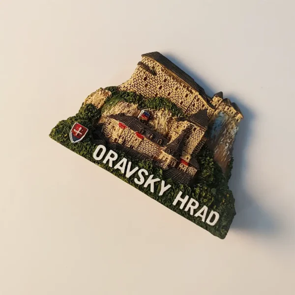 Slovakia Orava Castle fridge magnet right side view