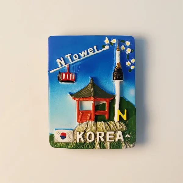 South Korea Seoul Namsan Tower fridge magnet front view