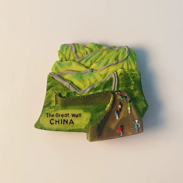 China The Great Wall fridge magnet front view