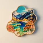 China Sichuan Jiuzhaigou Fridge Magnet front view