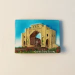 Front view of the Iran Shiraz Quran Gate fridge magnet