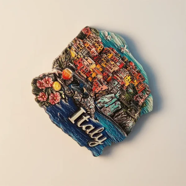 Italy Cinque Terre fridge magnet right side view