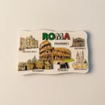 Front view of Italy Rome Colosseum Pantheon Vatican Fridge Magnet