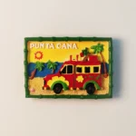 Dominican Republic Punta Cana Beach Buggy fridge magnet front view