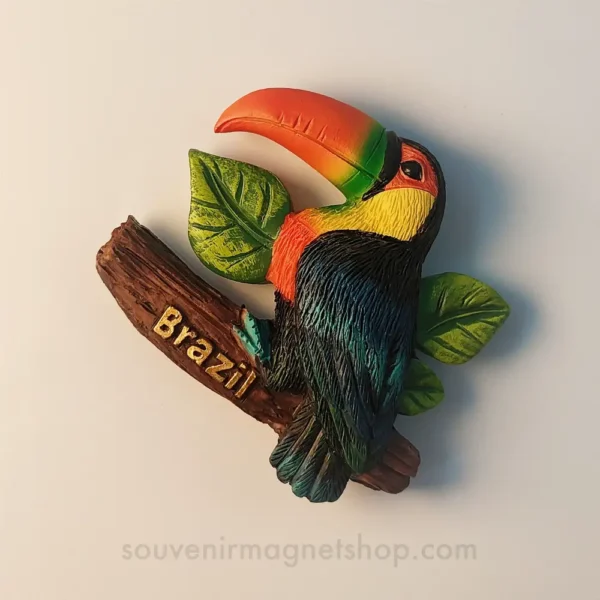 South America Brazil Toucan Fridge Magnet right side view