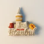 Turkey Istanbul Galata Tower fridge magnet front view