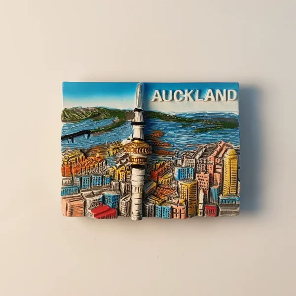 New Zealand Auckland Sky Tower fridge magnet front view