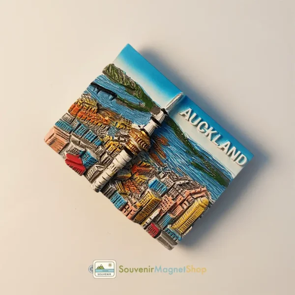 New Zealand Auckland Sky Tower fridge magnet right side view