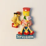 Palestine Jerusalem creative camel fridge magnet front view