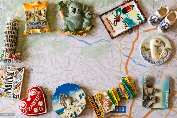 Souvenir Magnet Collections Showcase