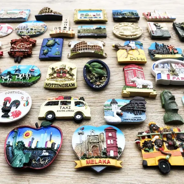 Souvenir Magnet Collections Showcase