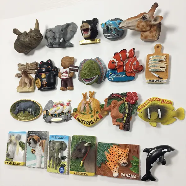 Souvenir Magnet Collections Showcase