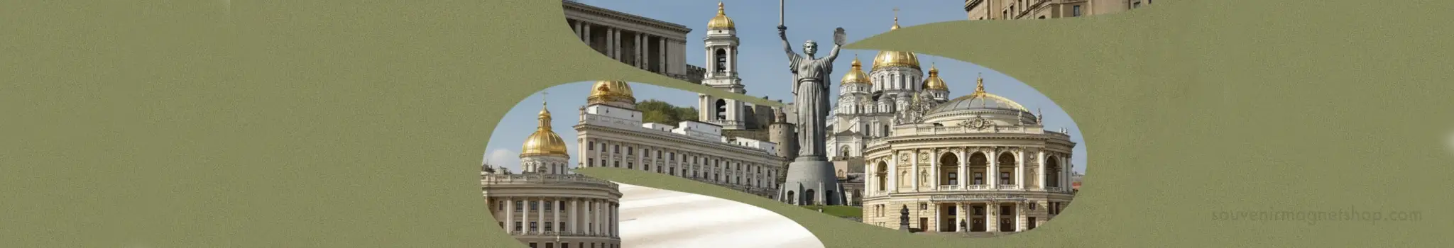 Ukraine Souvenir Fridge Magnets Category Page Title Background