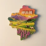 Xinjiang Nalati Mountain Scenery Fridge Magnet front view