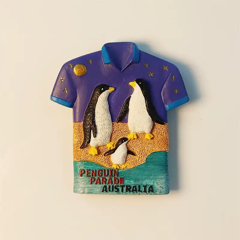 australia-phillip-island-penguin-parade-fridge-magnet-front Australia Phillip Island Penguin Parade fridge magnet front view.