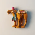 Egypt creative scarf camel fridge magnet front view.