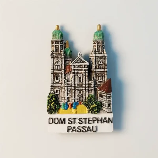 Germany Passau St. Stephen's Cathedral fridge magnet front view.
