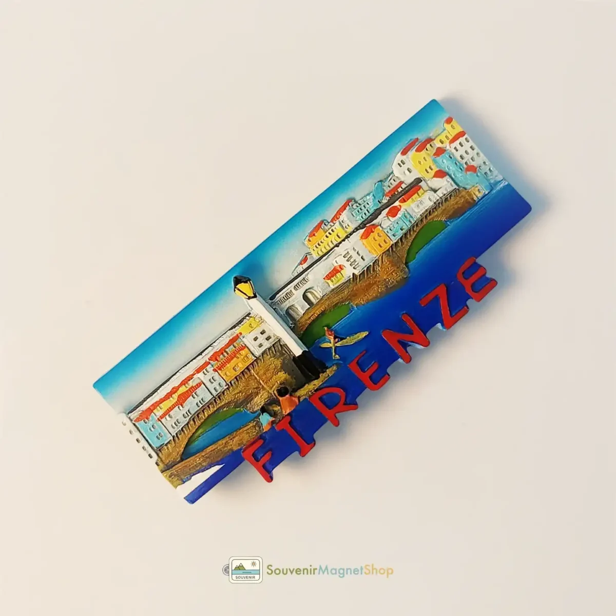 Italy Florence Ponte Vecchio fridge magnet left view