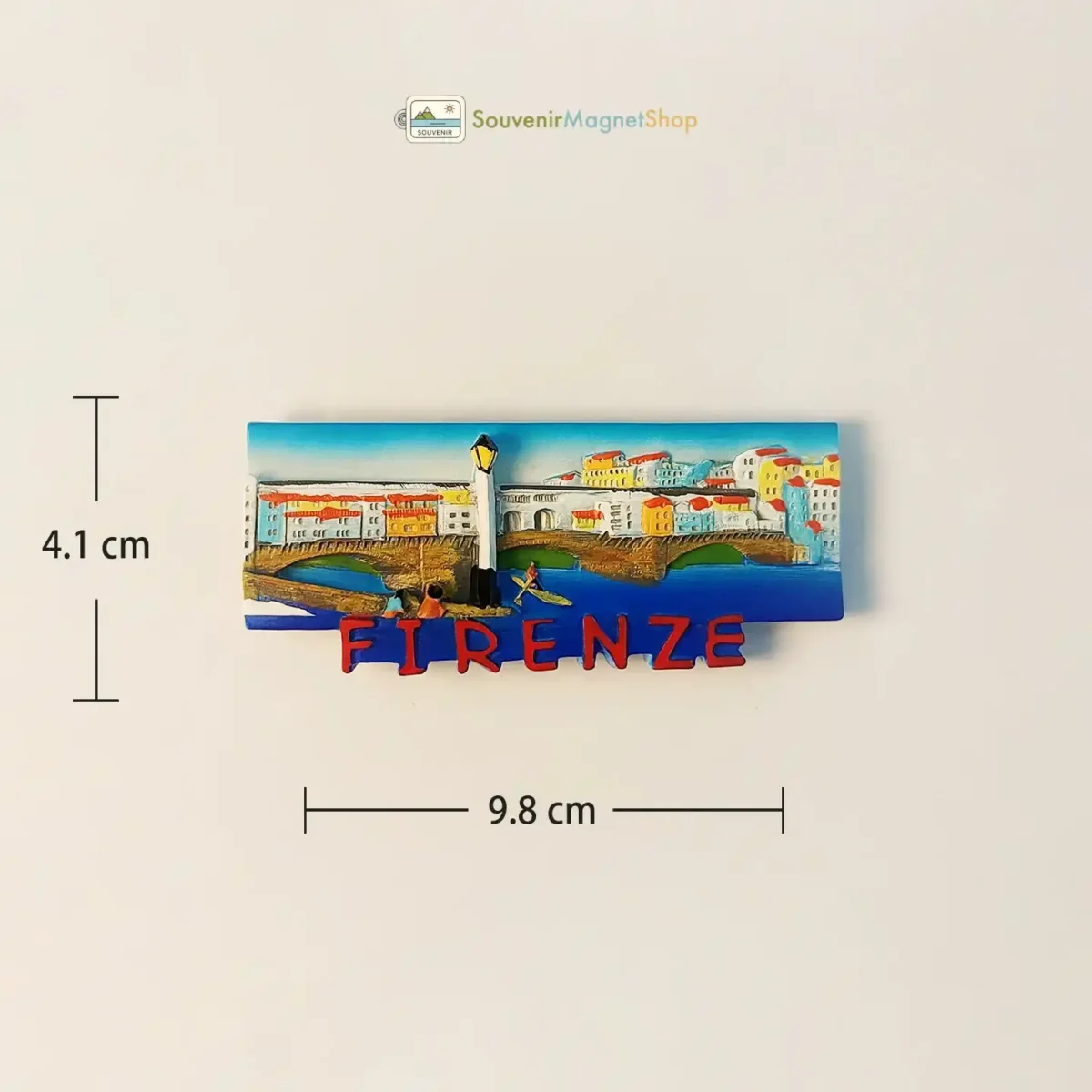Italy Florence Ponte Vecchio fridge magnet size view