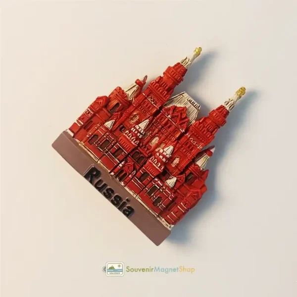 Russia Moscow Red Square fridge magnet right view.