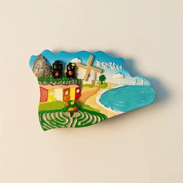 South Korea Suncheon Bay Ecological Park fridge magnet front view.