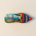 Turkey Istanbul Mosque shoe magnet front view.