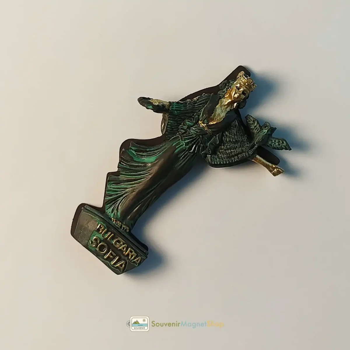 Bulgaria Sofia Saint Sofia Statue fridge magnet right view