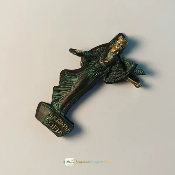 Bulgaria Sofia Saint Sofia Statue fridge magnet right view