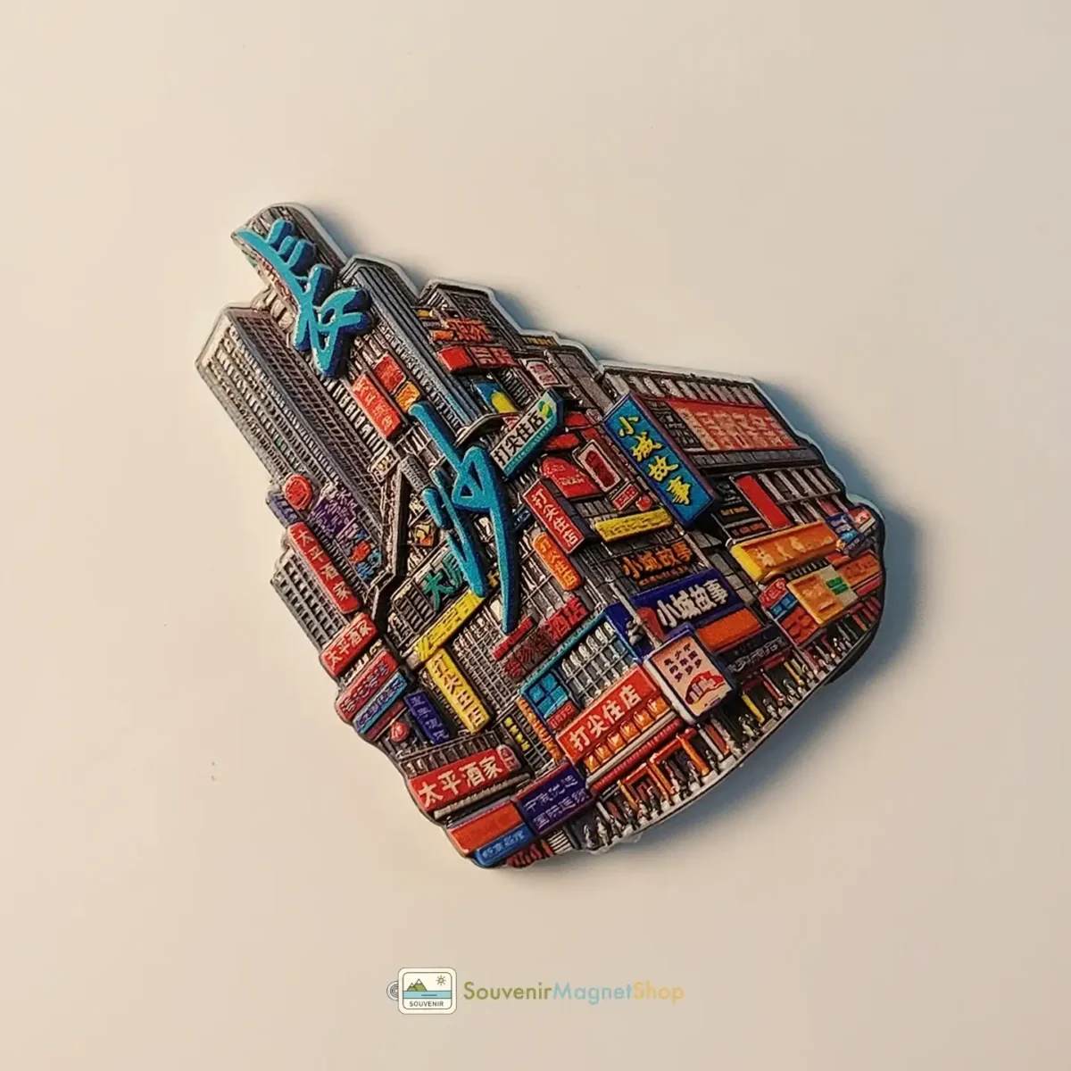 China Changsha Taiping Street fridge magnet left view.