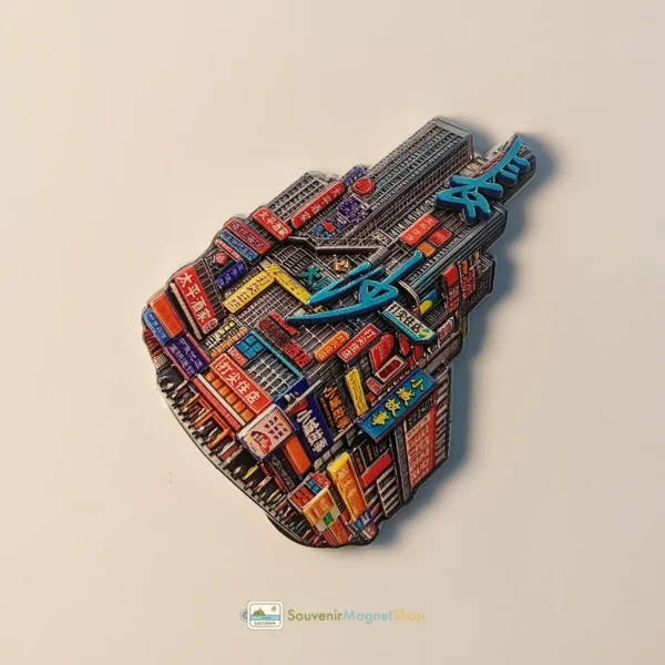 China Changsha Taiping Street fridge magnet right view.