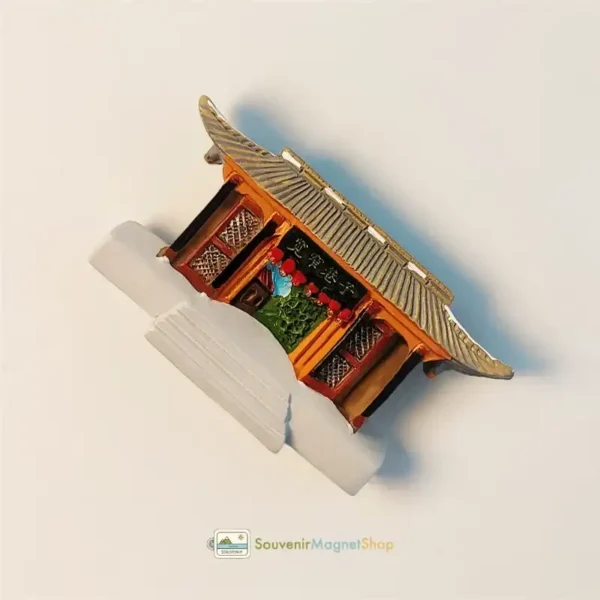 China Chengdu Kuanzhai Alley fridge magnet right view