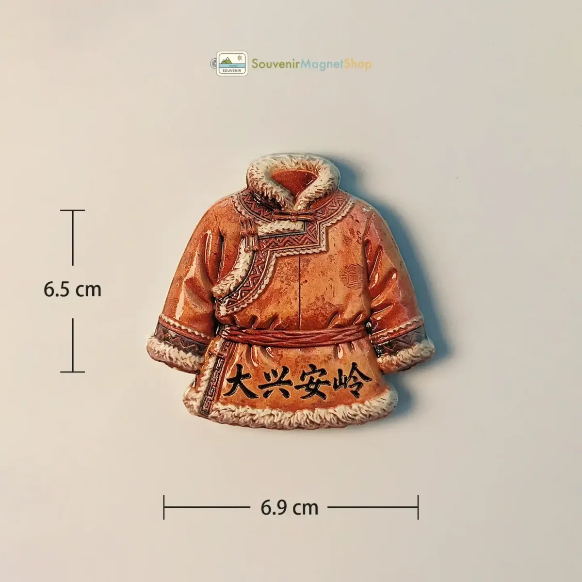China Daxing'anling traditional clothing fridge magnet size dimensions.