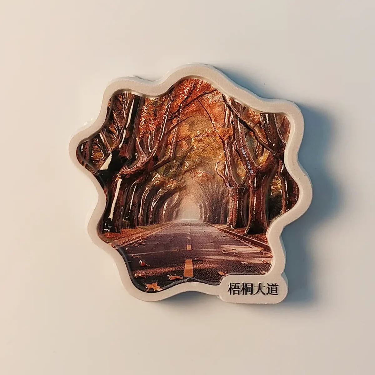 China Nanjing Wutong Avenue fridge magnet front view