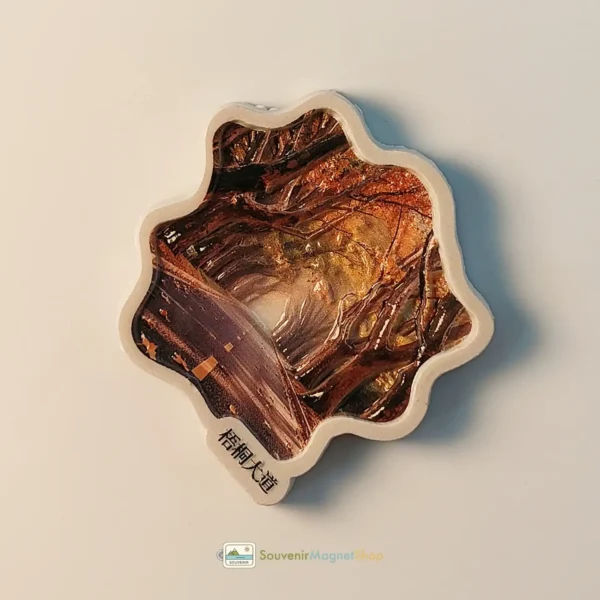 China Nanjing Wutong Avenue fridge magnet right view