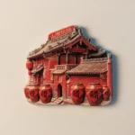 China Shanxi aged vinegar building fridge magnet front view