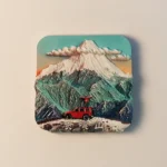China Sichuan Mount Gongga fridge magnet front view
