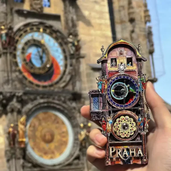 Czech Republic Prague Astronomical Clock fridge magnet Customer Showcase