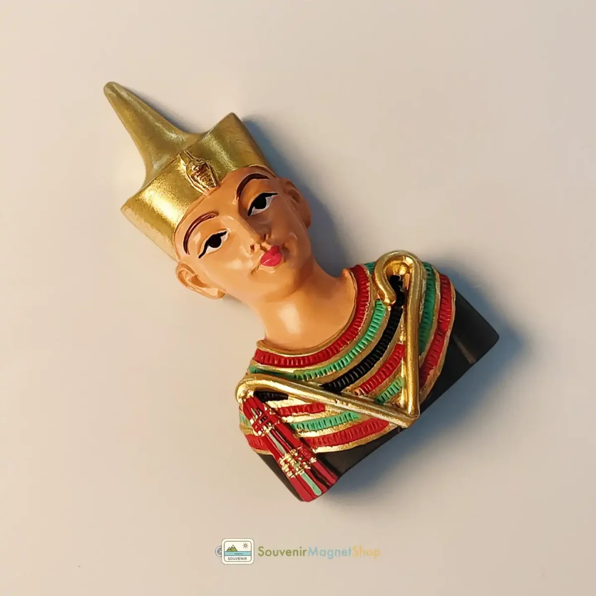 Egypt Akhenaten Pharaoh fridge magnet left view