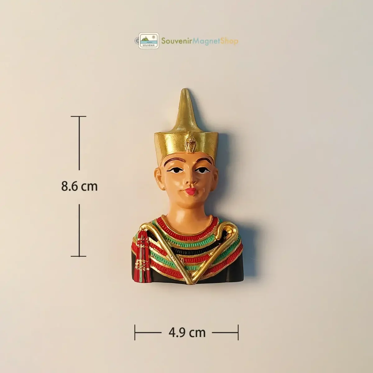 Egypt Akhenaten Pharaoh fridge magnet size view