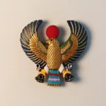 Egypt Horus God fridge magnet front view