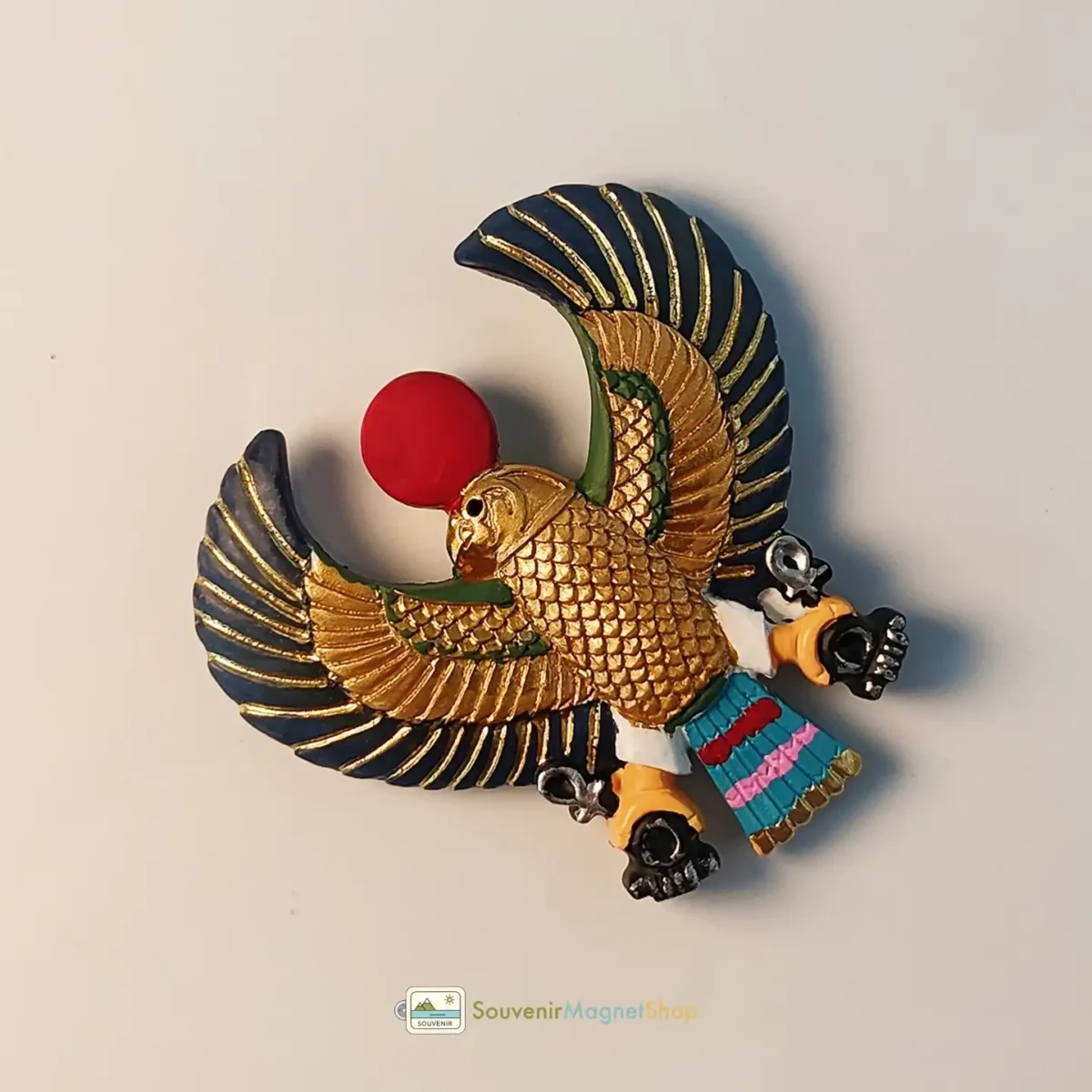 Egypt Horus God fridge magnet left view