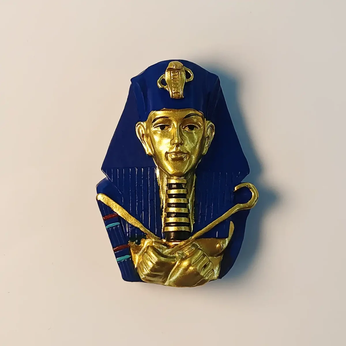 Egypt Pharaoh Tutankhamun fridge magnet front view