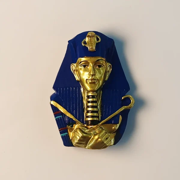 Egypt Pharaoh Tutankhamun fridge magnet front view